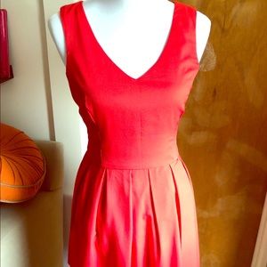 Bright Tea Length Retro Summer Dress